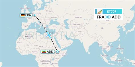 et707|Ethiopian Airlines ET707 (ETH707) from Frankfurt to Addis。